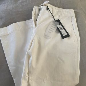 NWT Nili Logan white tomboy button fly pant size 2
